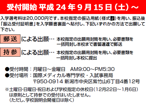 出願方法